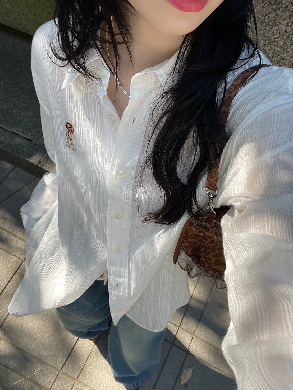 Lily Bearシアーオーバーシャツ(シャツ・ブラウス)｜トップス