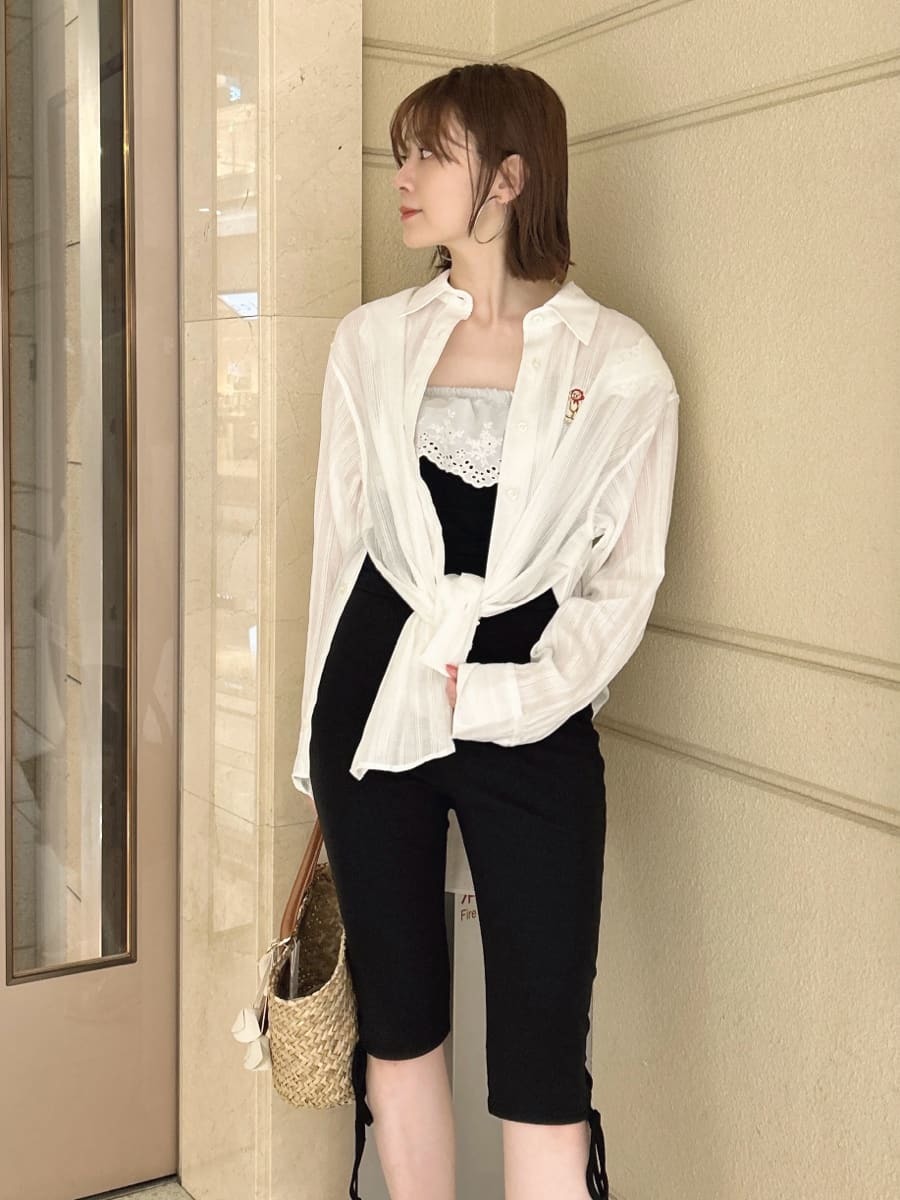 Lily Bearシアーオーバーシャツ(シャツ・ブラウス)｜トップス