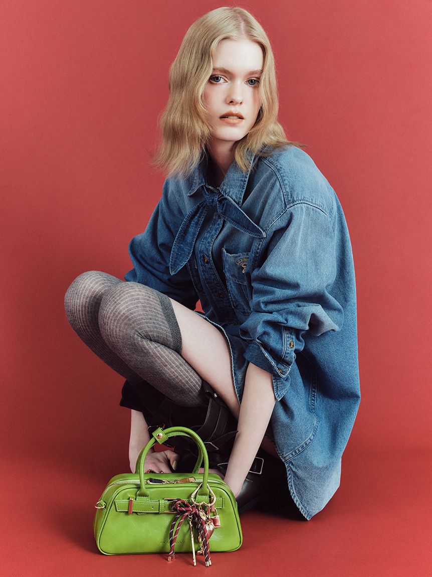 Lily Bearスカーフ付きオーバーシャツ(Tシャツ・シャツ)｜トップス