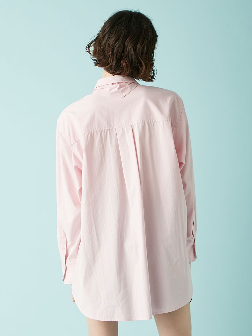 Lily Bearスカーフ付きオーバーシャツ(Tシャツ・シャツ)｜トップス