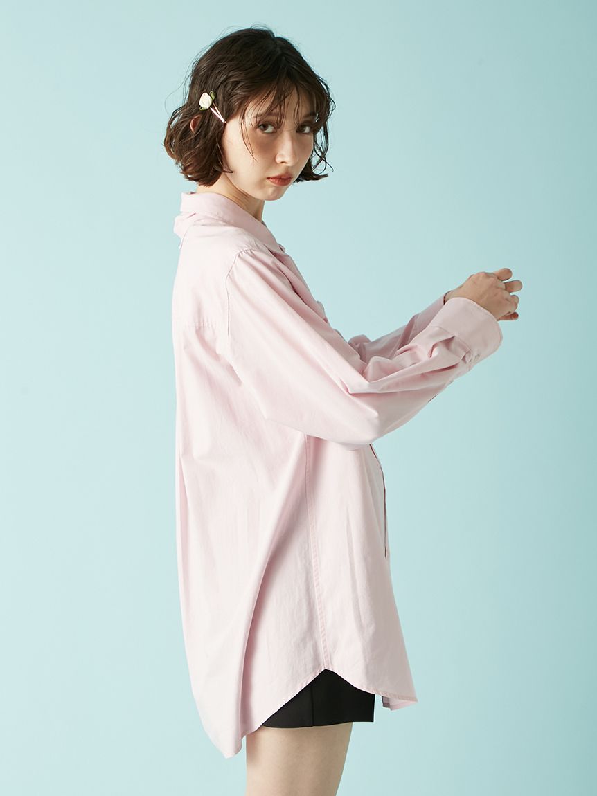 Lily Bearスカーフ付きオーバーシャツ(Tシャツ・シャツ)｜トップス