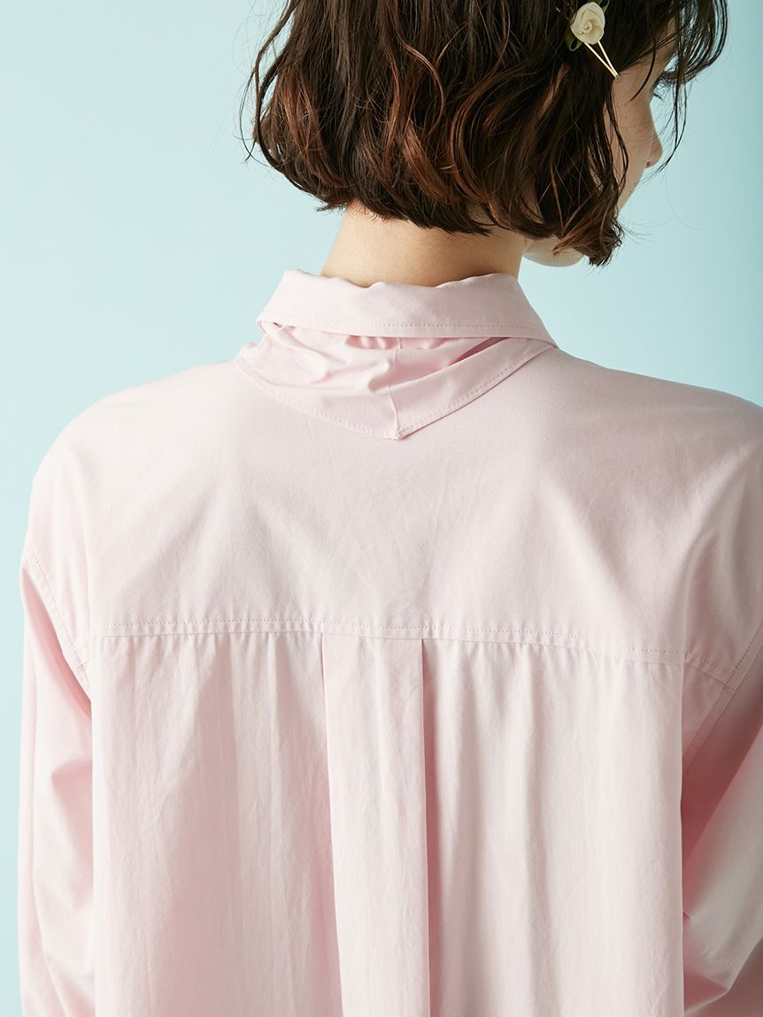 Lily Bearスカーフ付きオーバーシャツ(Tシャツ・シャツ)｜トップス