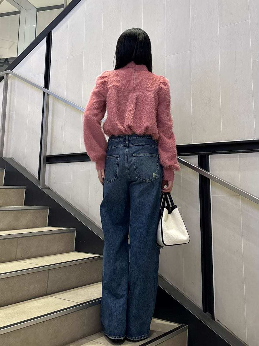 Lilybrownリボン付きボウタイブラウス Lilybrownリボン付きボウタイブラウス ボウタイブラウス｜リリー