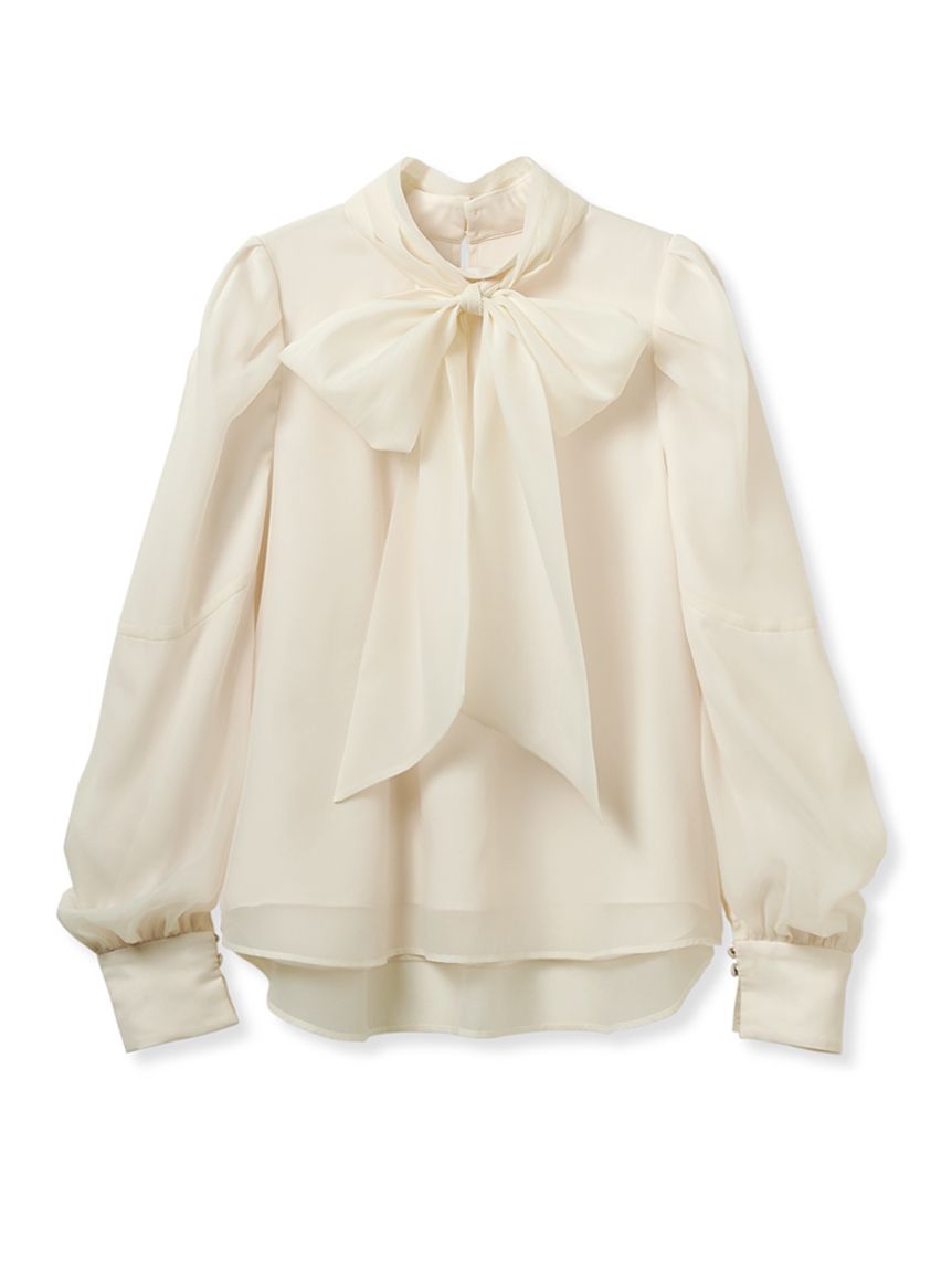 Lilybrownリボン付きボウタイブラウス Lilybrownリボン付きボウタイブラウス
