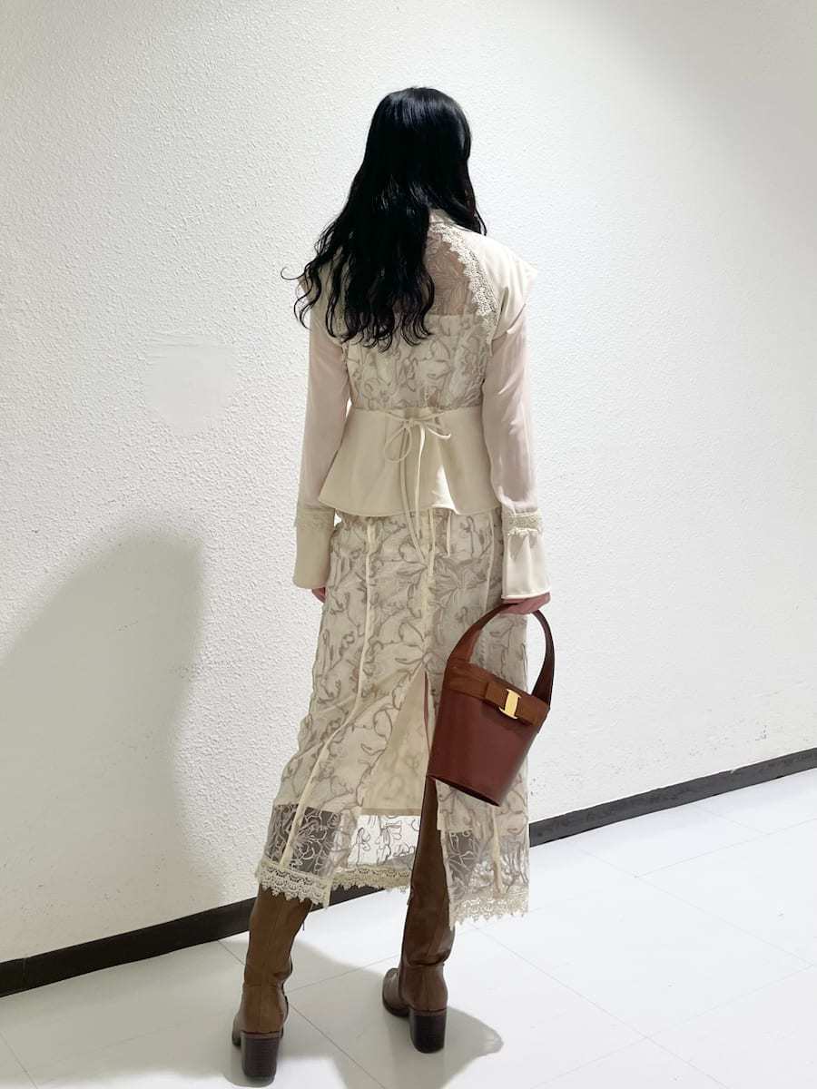 エンブロイダリースイッチングブラウス(シャツ・ブラウス