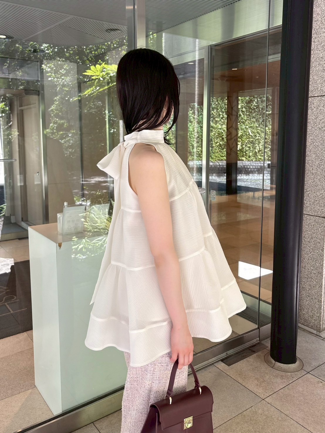 Lilybrown アメスリティアード2wayブラウス アメスリティアード2wayブラウス｜リリーブラウンの通販｜&mall