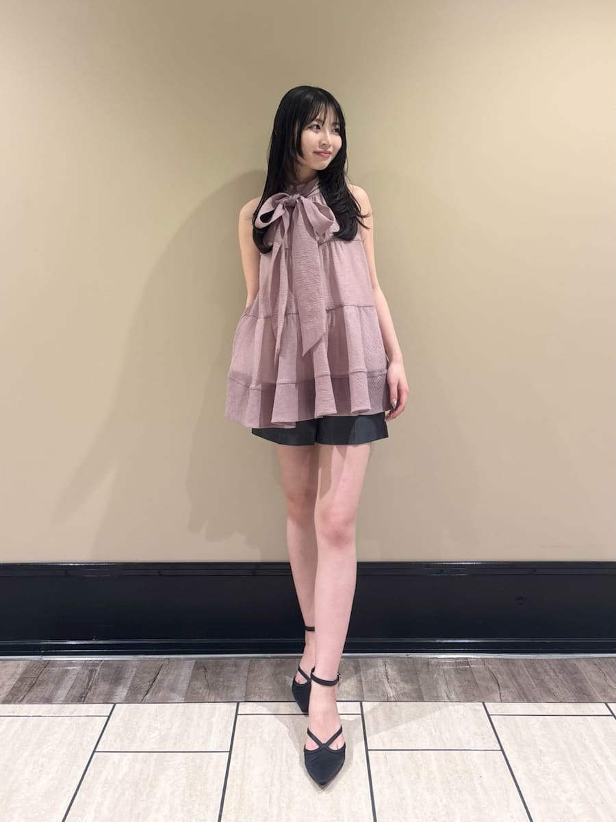 アメスリティアード2wayブラウス LILY BROWN｜アメスリティアード2wayブラウス | Rakuten Fashion