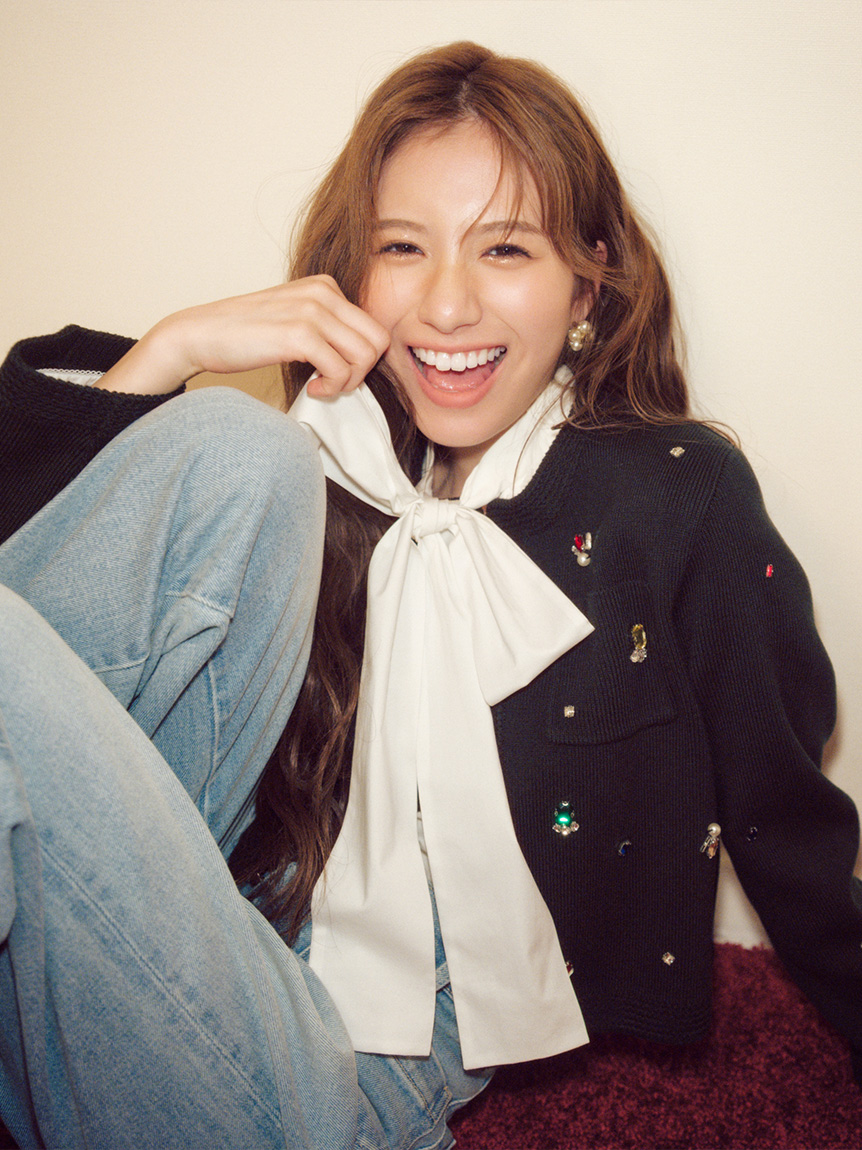 ボウタイフリルレースブラウス(Hearts2Hearts着用)(シャツ・ブラウス