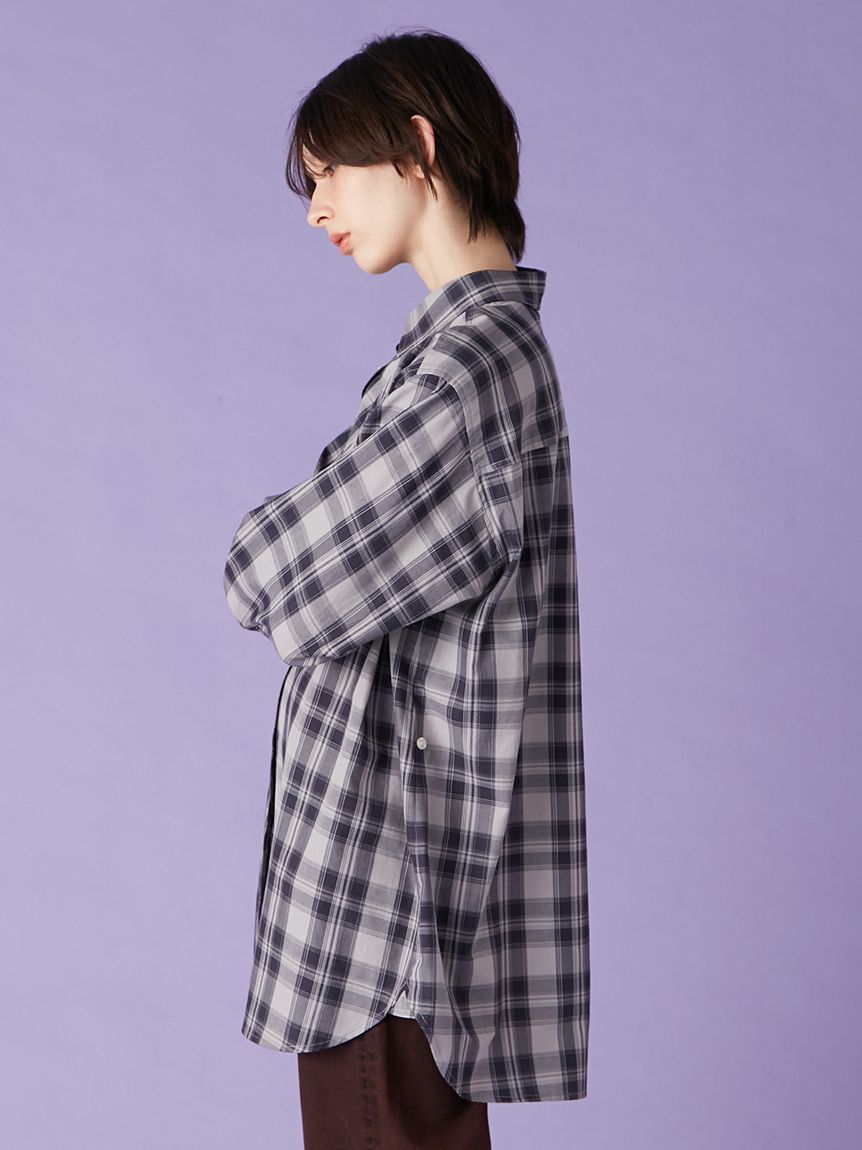 Lily Bearチェックオーバーシャツ(シャツ・ブラウス)｜トップス｜LILY