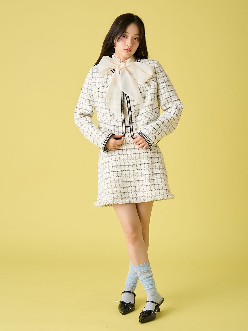 オーガンザボウタイブラウス(シャツ・ブラウス)｜トップス｜LILY BROWN