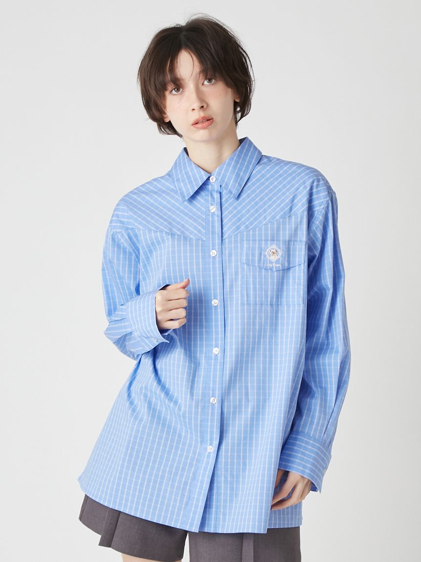 Lily Bearレターモチーフバリエシャツ(シャツ・ブラウス)｜トップス