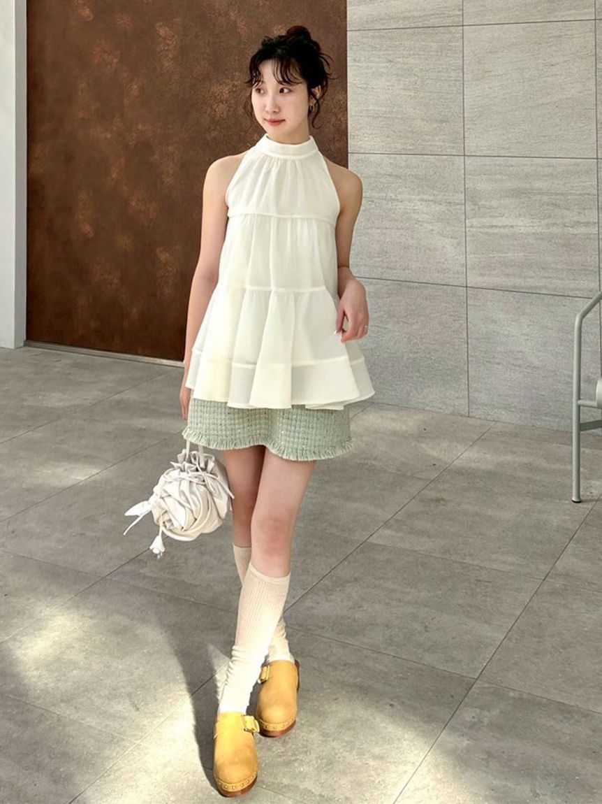 WEB限定カラー】アメスリティアードブラウス(シャツ・ブラウス