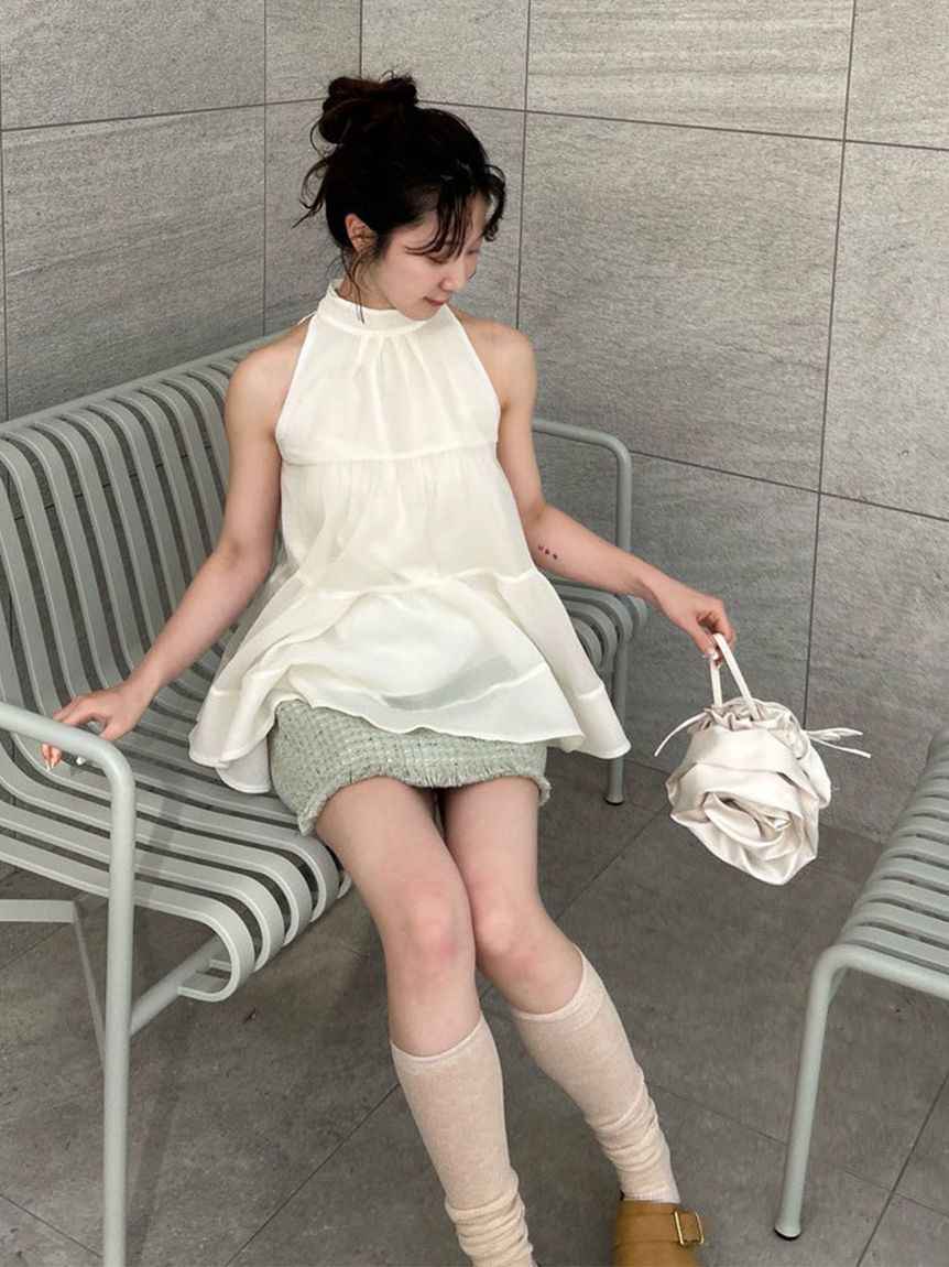 WEB限定カラー】アメスリティアードブラウス(シャツ・ブラウス