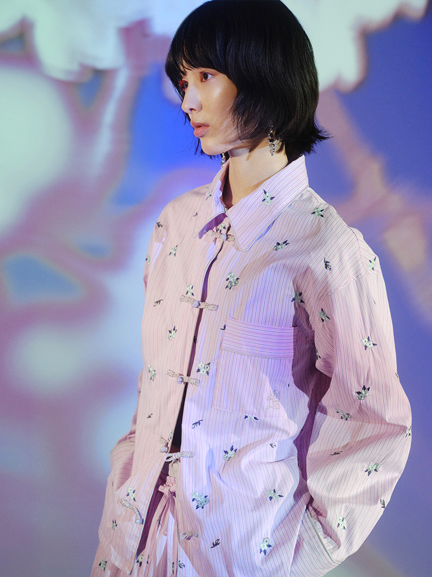 LILY BROWN×KEITA MARUYAMA チャイナブラウス LILY BROWN（リリーブラウン） ブラウス シャツ 「LILY BROWN×KEITA