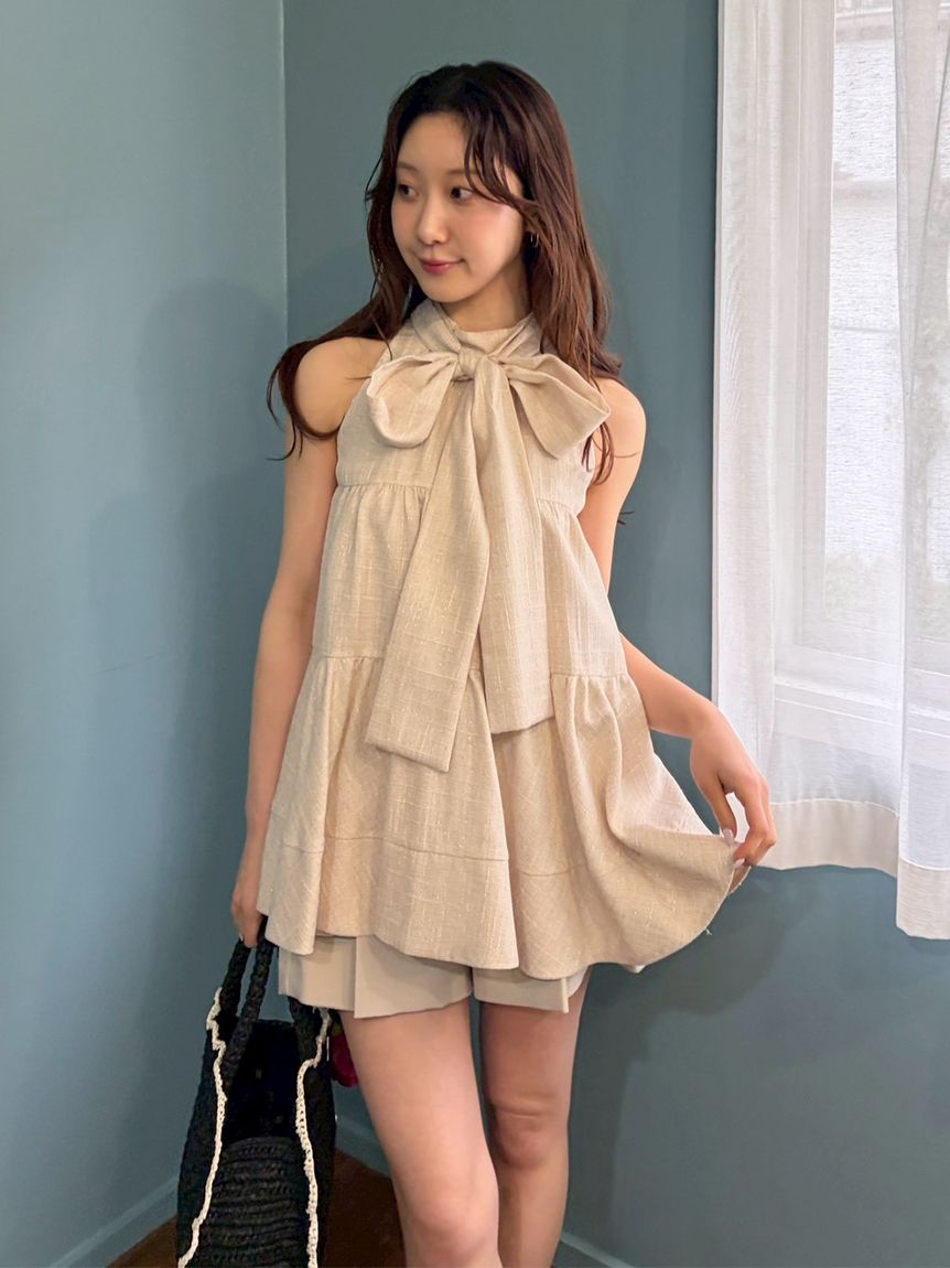 vintage ブラウス littlelily オーガンザボウタイブラウス(シャツ・ブラウス)｜トップス｜LILY BROWN