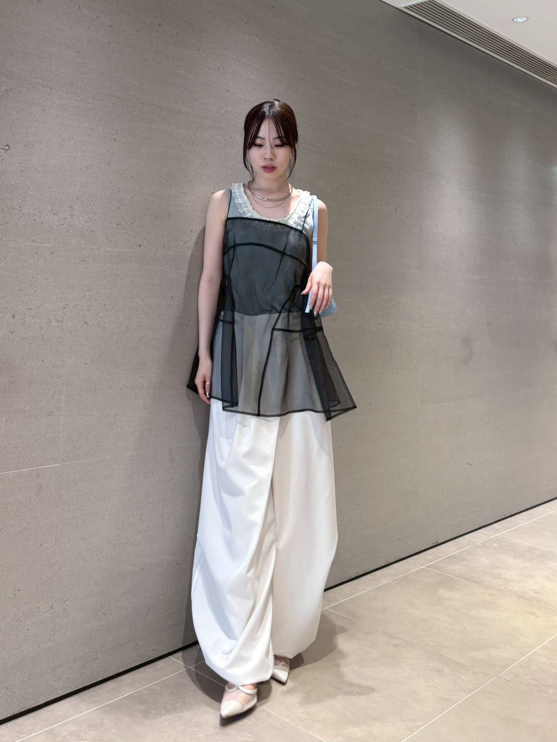 シアーボリュームチュニック(シャツ・ブラウス)｜トップス｜LILY BROWN