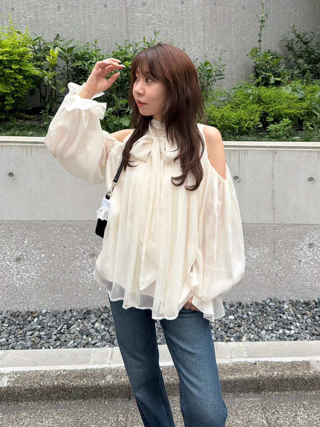 ドレープボウタイシフォンブラウス(シャツ・ブラウス)｜TOPS｜LILY