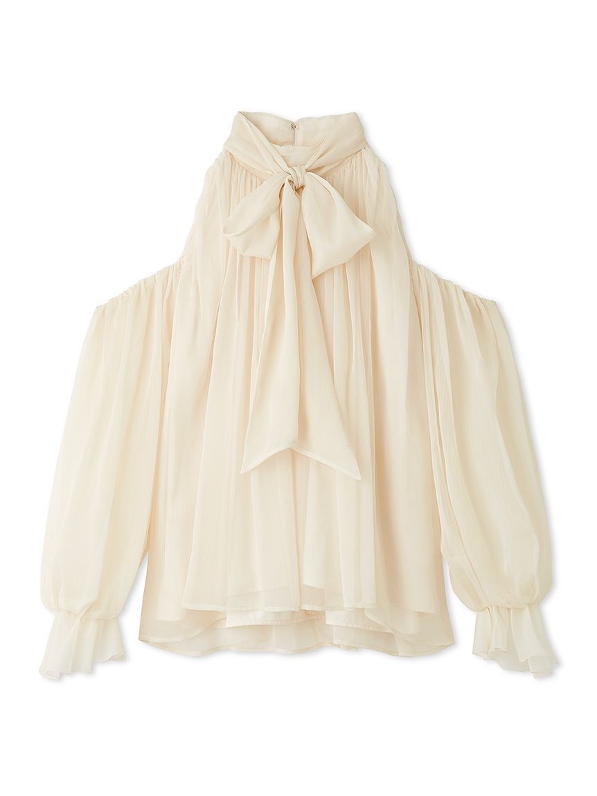 ドレープボウタイシフォンブラウス(シャツ・ブラウス)｜TOPS｜LILY