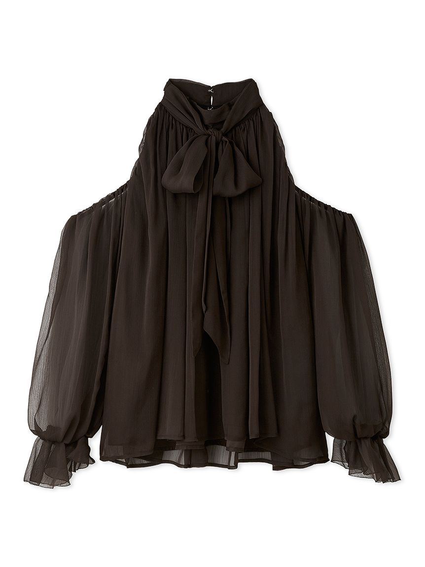 ドレープボウタイシフォンブラウス(シャツ・ブラウス)｜TOPS｜LILY