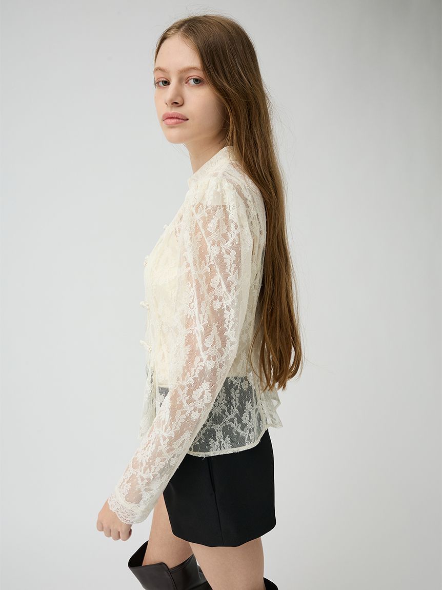 ど*ん様 laubeblanc ローブブラン ペプラムブラウス Balloon peplum Tops