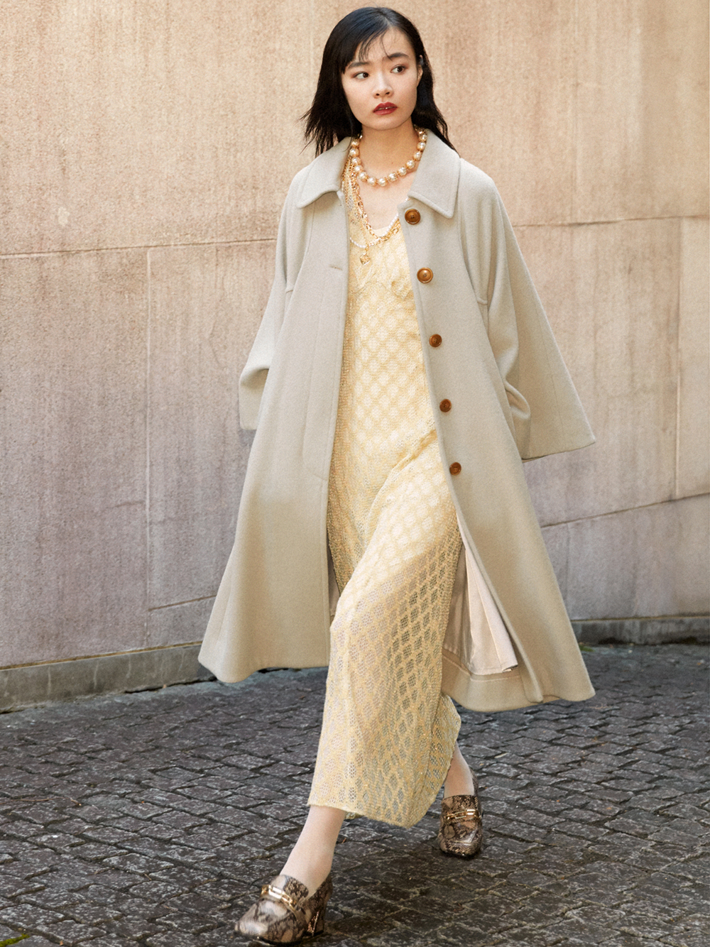 フレアスリーブコート コート アウター Lily Brown リリーブラウン の通販サイト 公式