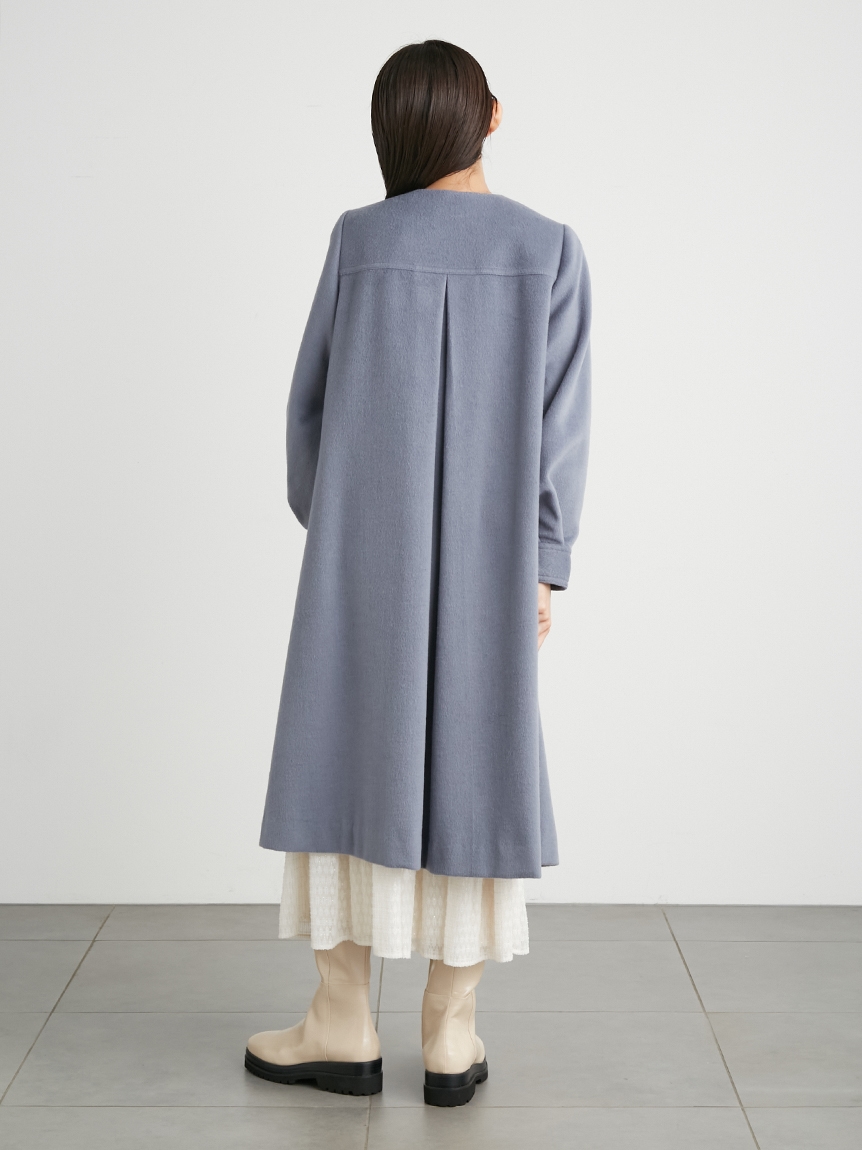 FREE SIZE人気特価 リリーブラウン♡ボリュームスリーブAラインコート 販促ツール ボリュームスリーブAラインコート リリーブラウン ロングコート