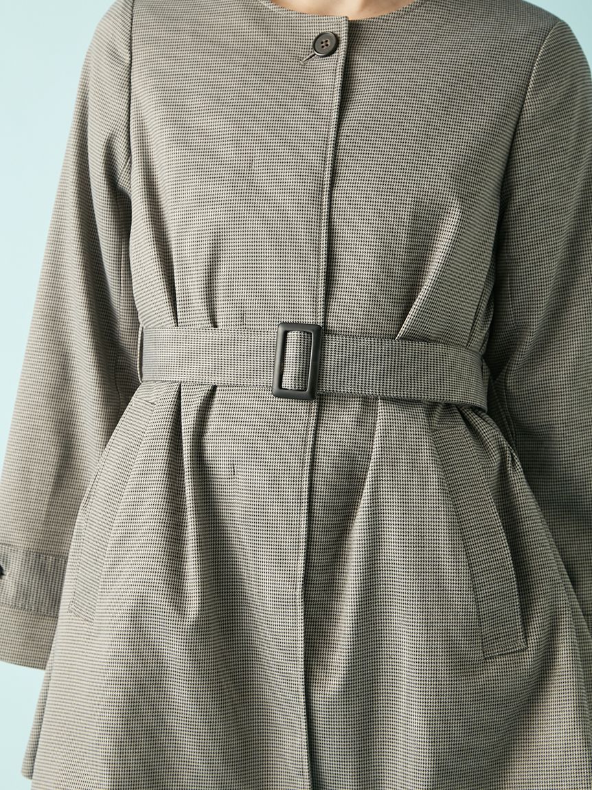 Lily Brown ケープコート　千鳥柄 リリーブラウン ケープコート 千鳥柄 Lily Brown マント