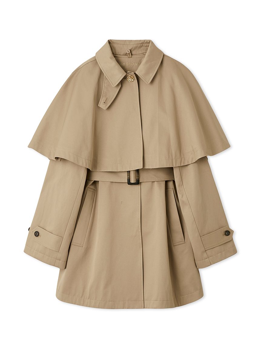 ケープコート(コート)｜アウター｜LILY BROWN（リリーブラウン