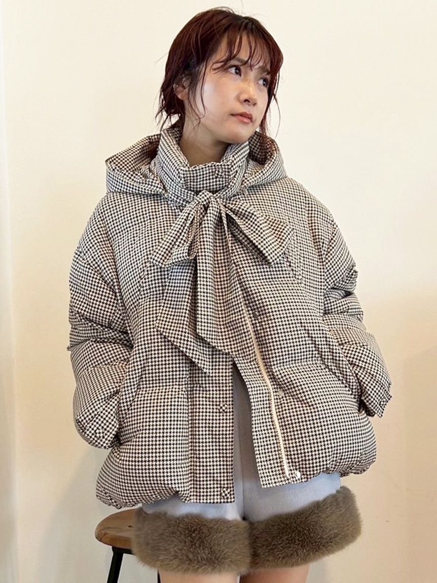 WEB限定カラー】recycleリボンダウン(コート)｜アウター｜LILY