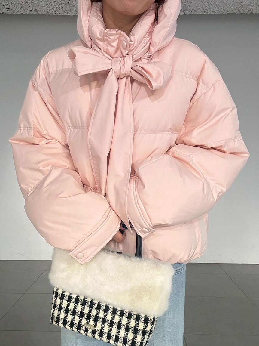 WEB限定カラー】recycleリボンダウン(コート)｜アウター｜LILY BROWN