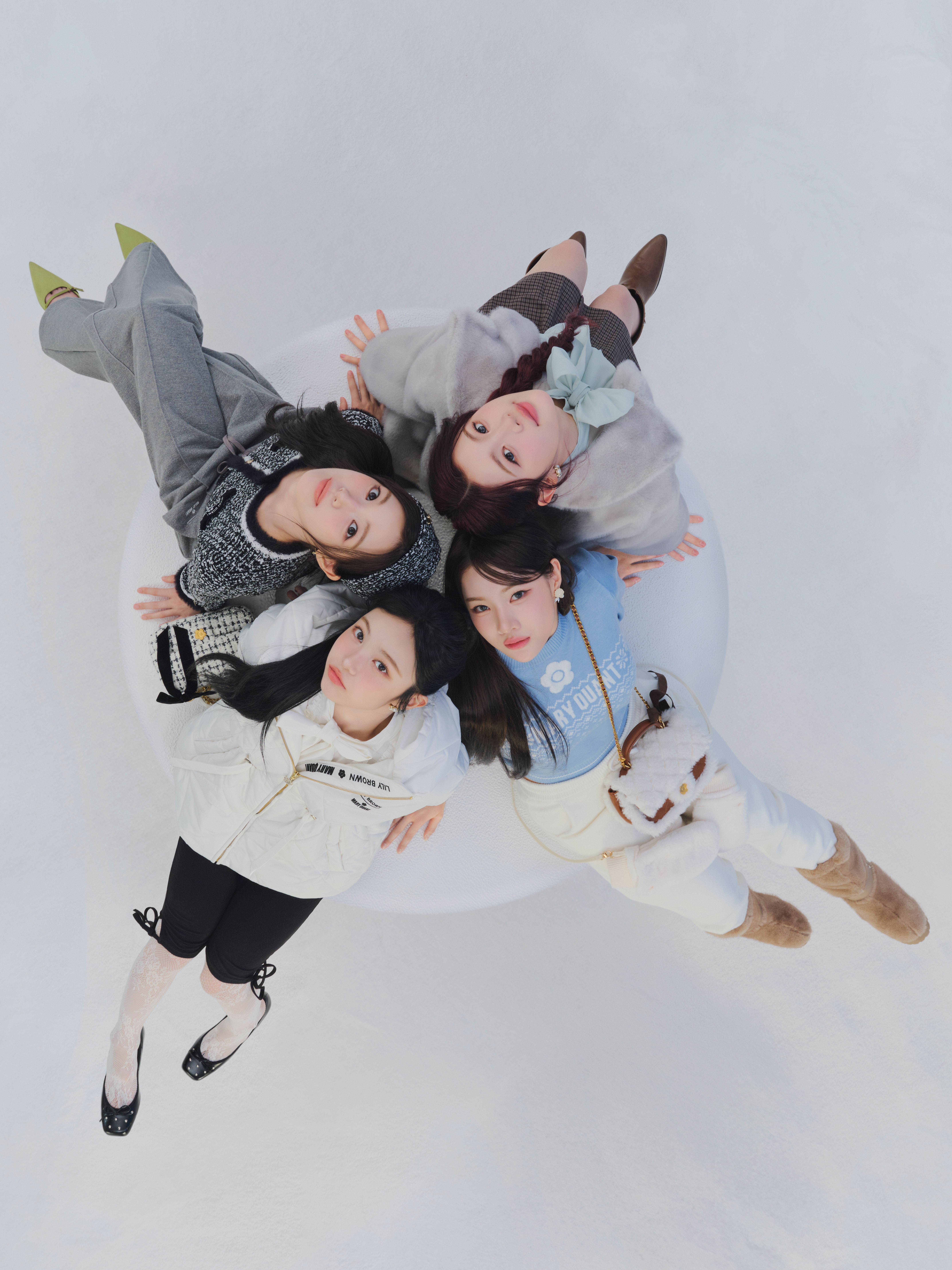 LILY BROWN×MARY QUANT】デイジービジュー釦ファーコート