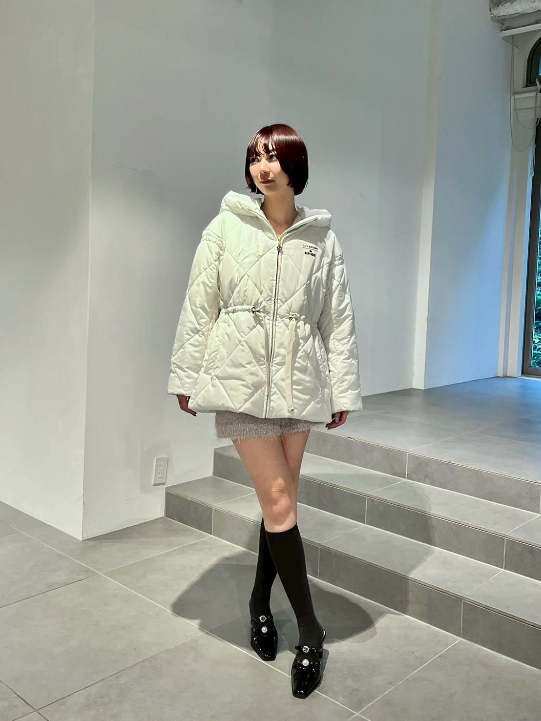 LILY BROWN×MARY QUANT】デイジーチャーム付きクラシカルキルティング