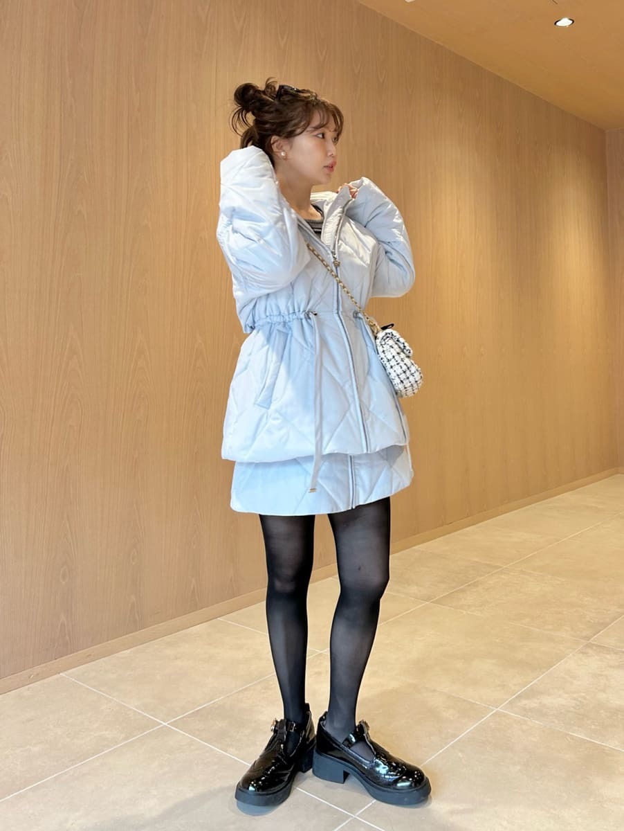 LILY BROWN×MARY QUANT】デイジーチャーム付きキルトダウンミドル