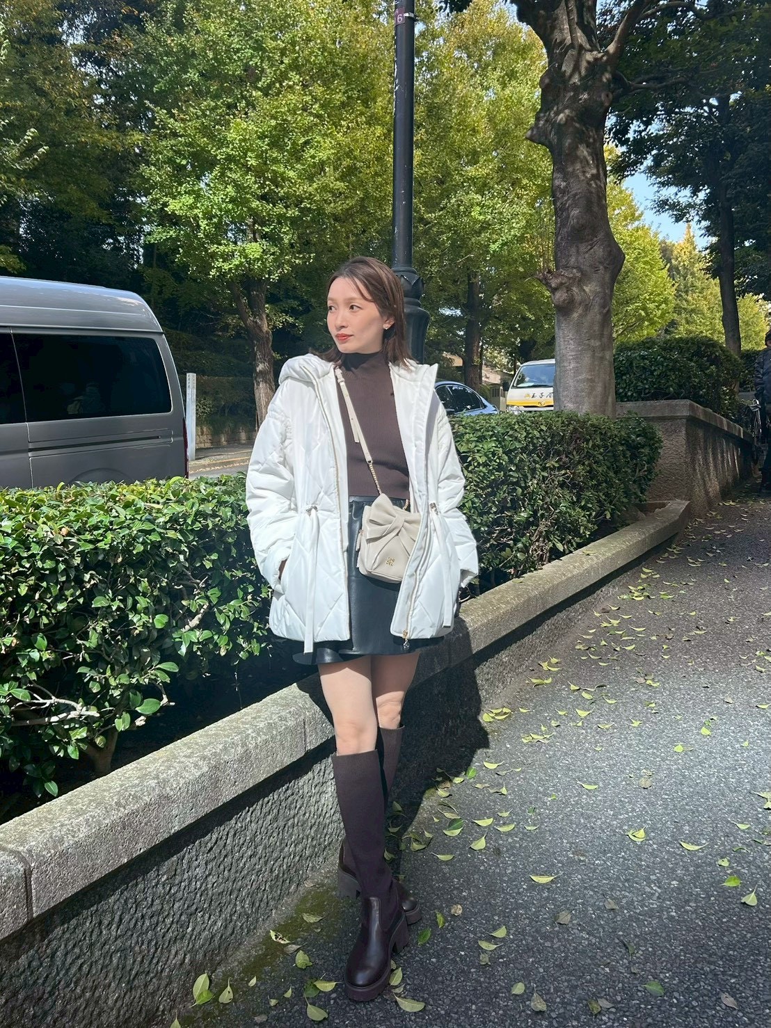 LILY BROWN×MARY QUANT】デイジーチャーム付きクラシカルキルティング