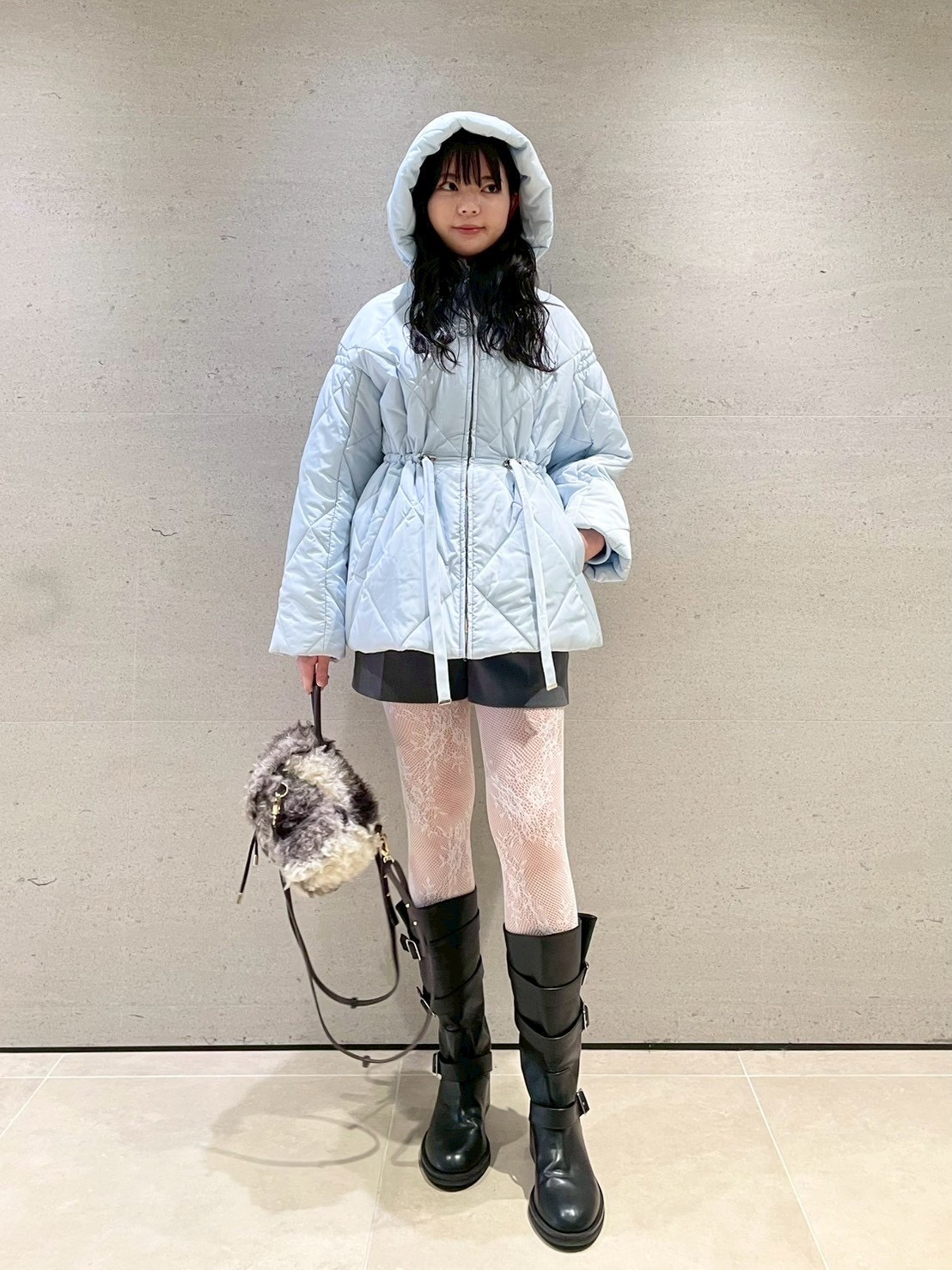 LILY BROWN×MARY QUANT】デイジーチャーム付きクラシカルキルティング