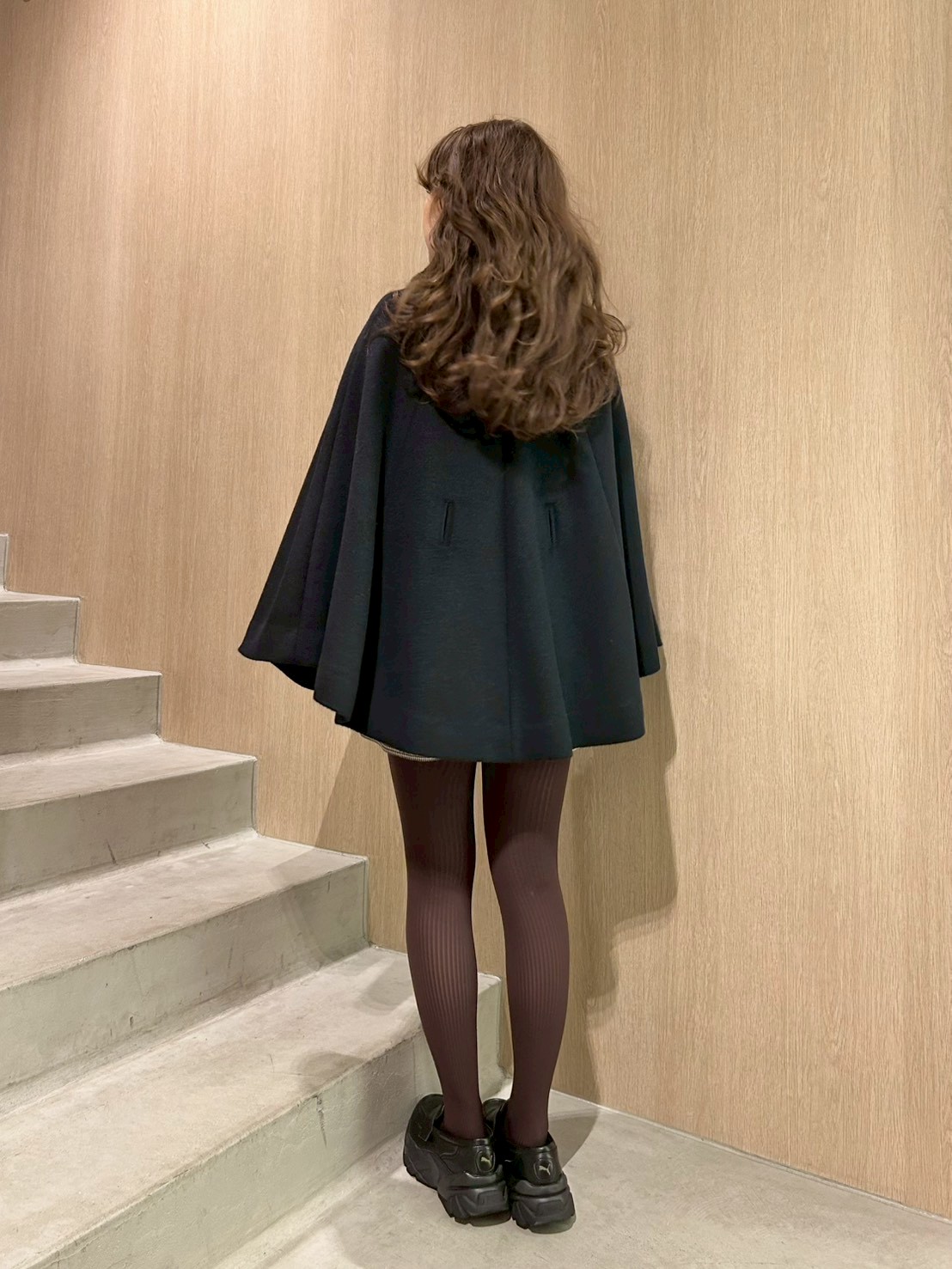 ファー付き3wayケープコート(コート)｜アウター｜LILY BROWN（リリー