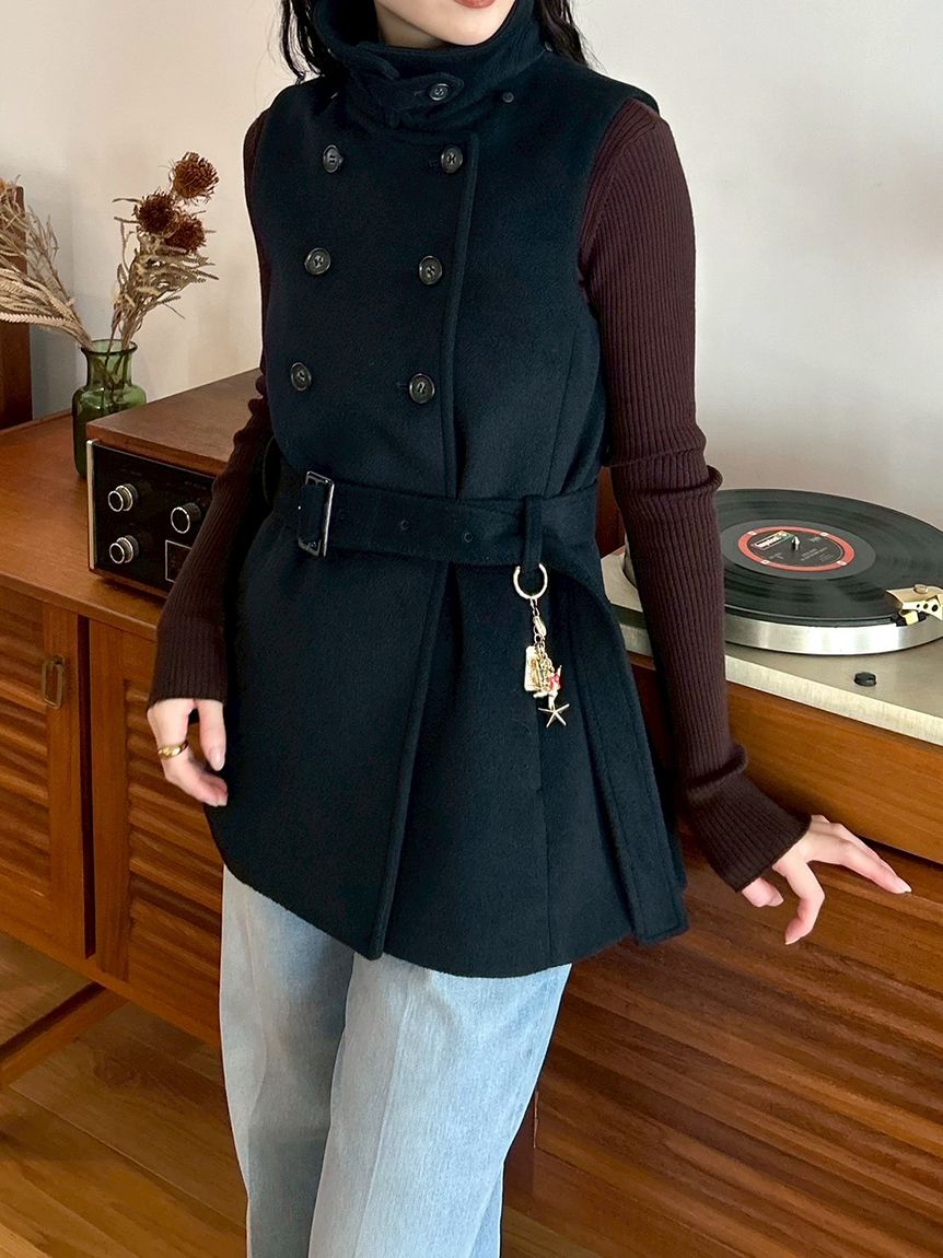 ファー付き3wayケープコート(コート)｜アウター｜LILY BROWN（リリー