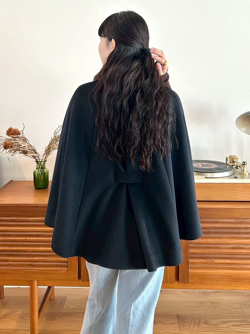 ファー付き3wayケープコート(コート)｜アウター｜LILY BROWN（リリー