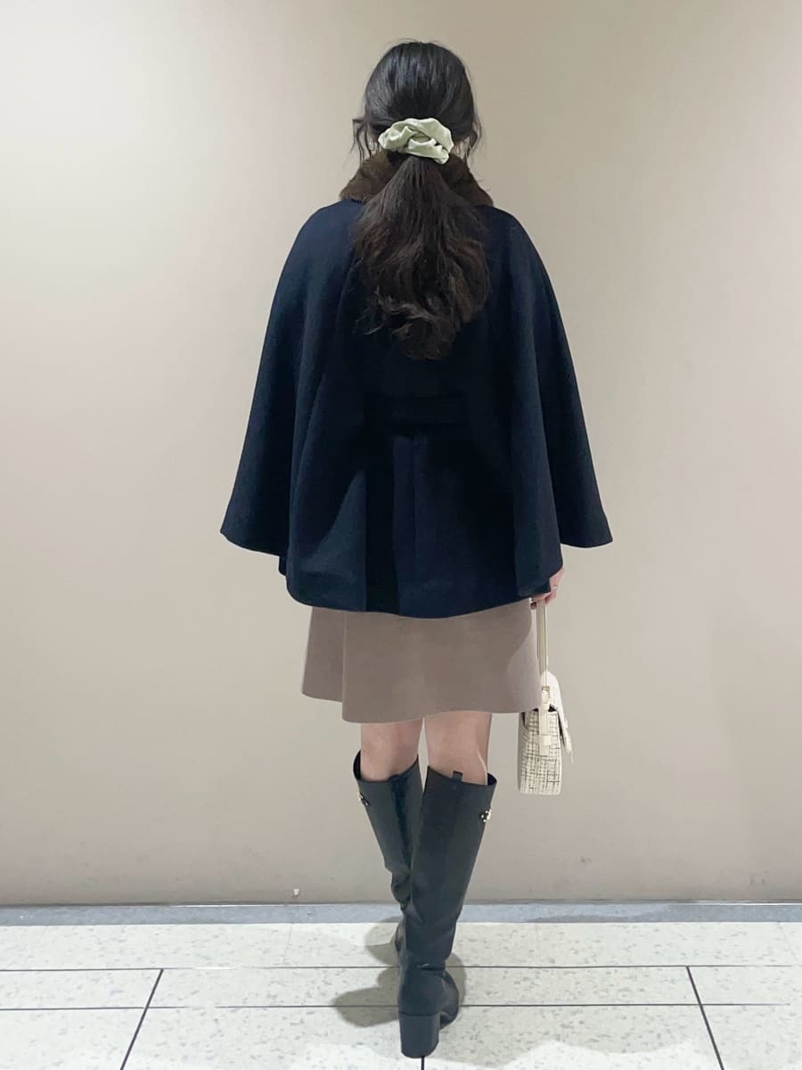 ファー付き3wayケープコート(コート)｜アウター｜LILY BROWN（リリー