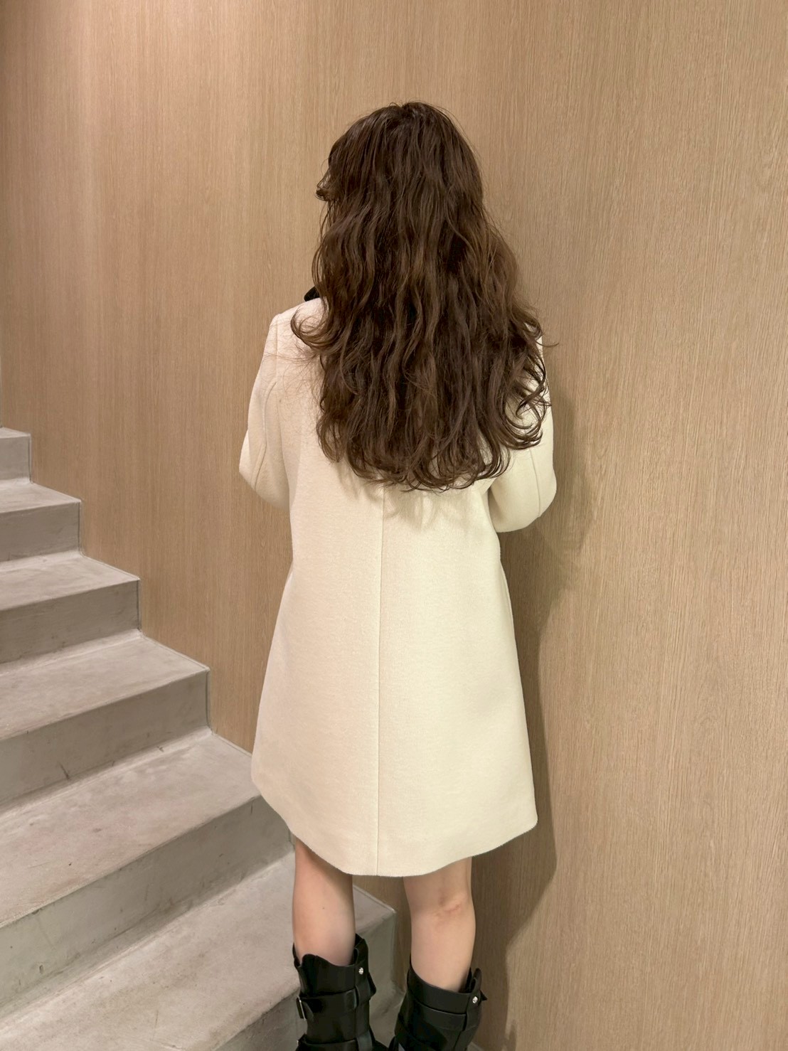 WEB限定カラー】[L.B CANDY STOCK]Aラインビジューリボンコート(コート