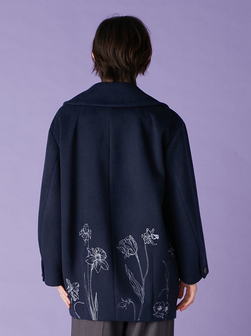 エンブロイダリーコクーンコート(コート)｜アウター｜LILY BROWN