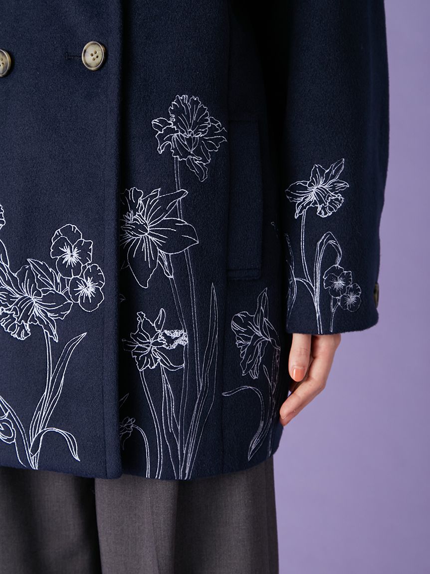 エンブロイダリーコクーンコート(コート)｜アウター｜LILY BROWN