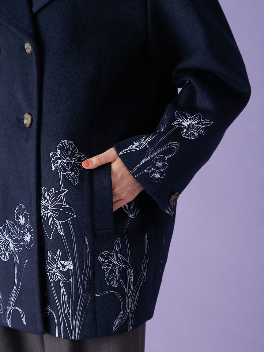 エンブロイダリーコクーンコート(コート)｜アウター｜LILY BROWN