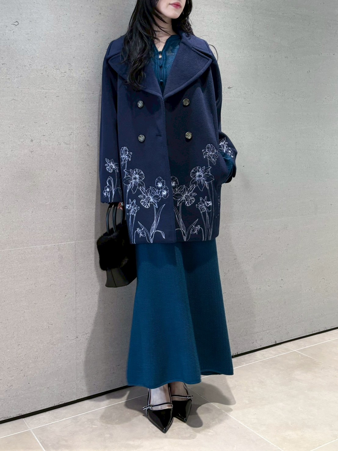 エンブロイダリーコクーンコート(コート)｜アウター｜LILY BROWN