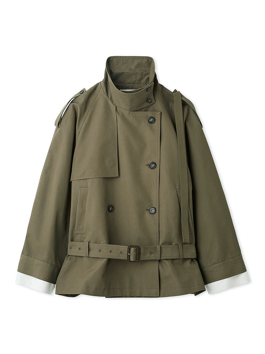 ファンネルネック2wayトレンチコート(トレンチコート)｜OUTER｜LILY