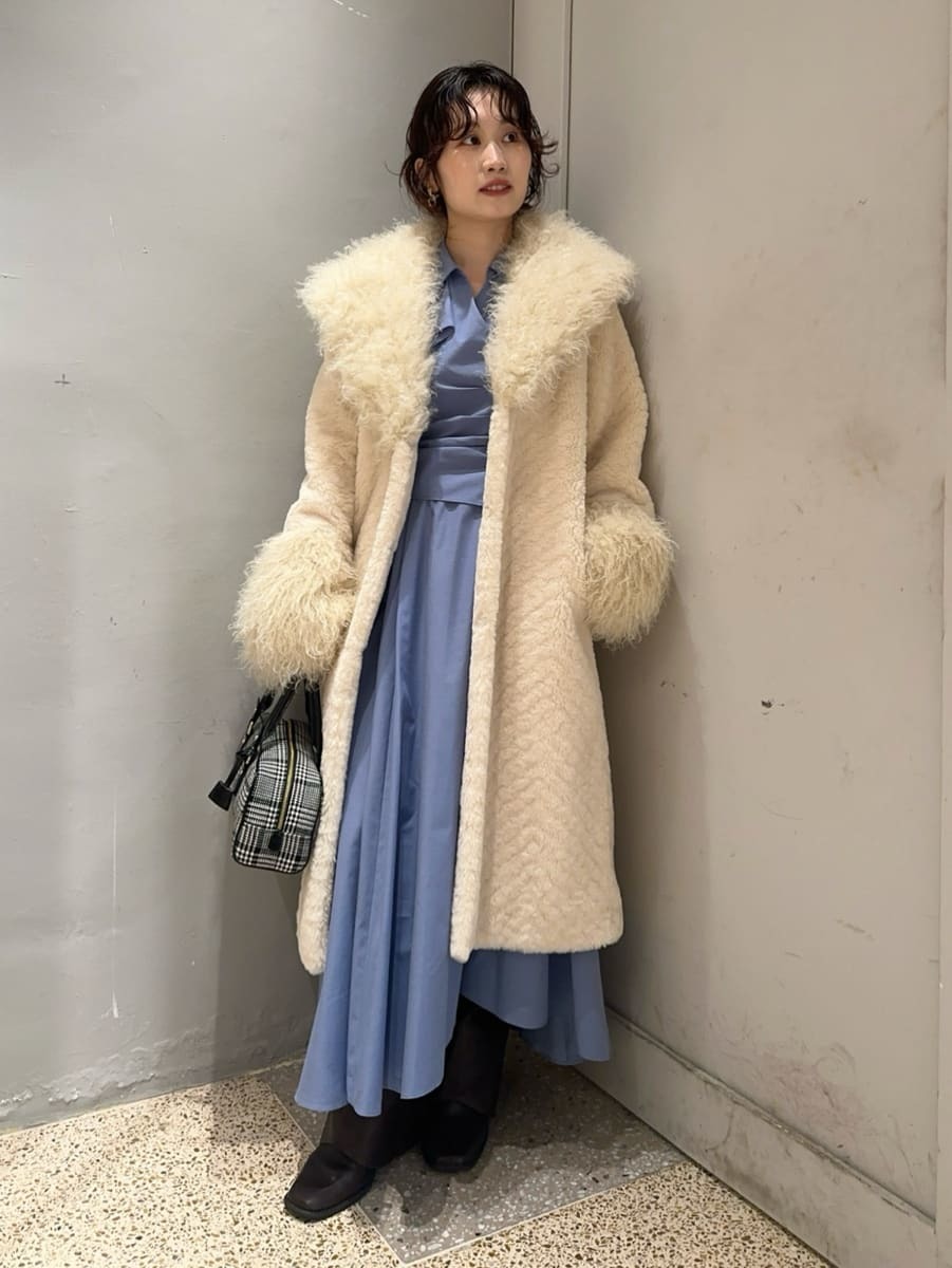 Anniversary Edition】ロングファーコート(ステンカラーコート