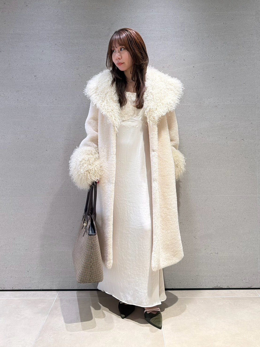 Anniversary Edition】ロングファーコート(ステンカラーコート