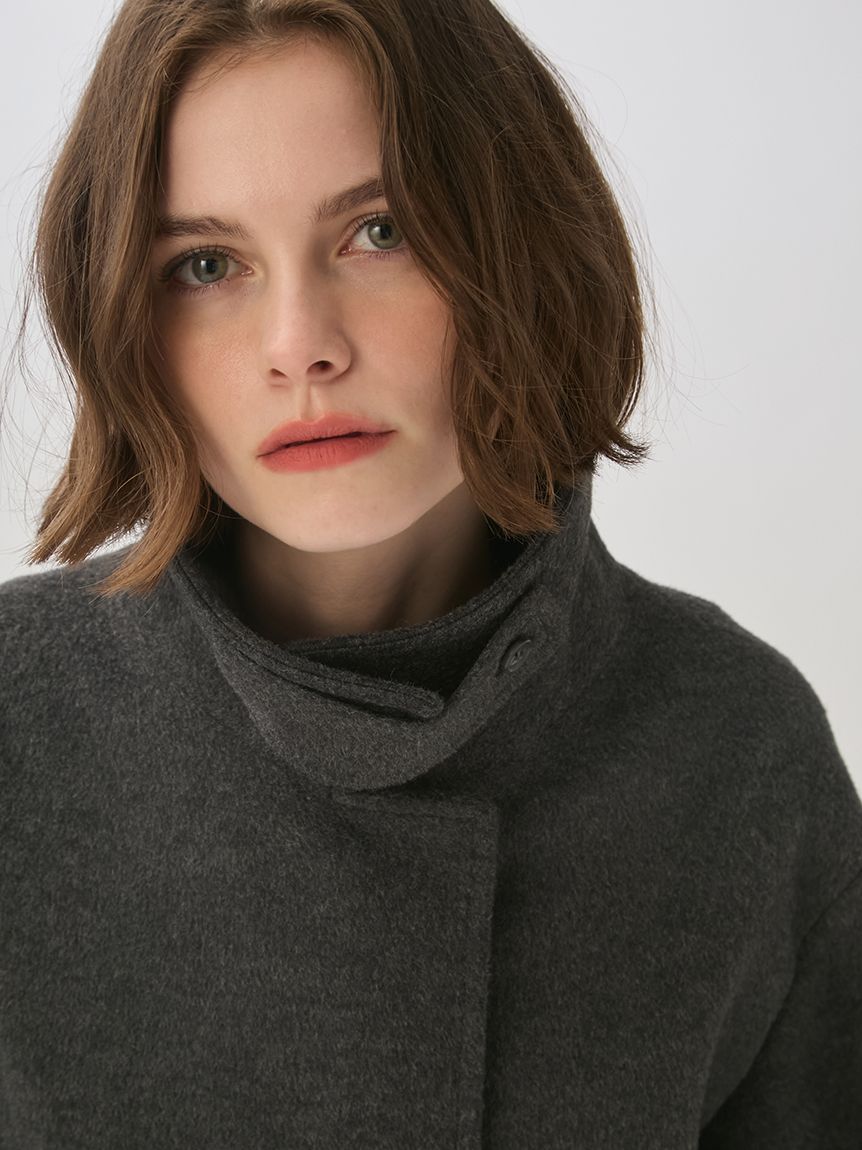 2wayステンカラーファーコート(ステンカラーコート)｜OUTER｜LILY