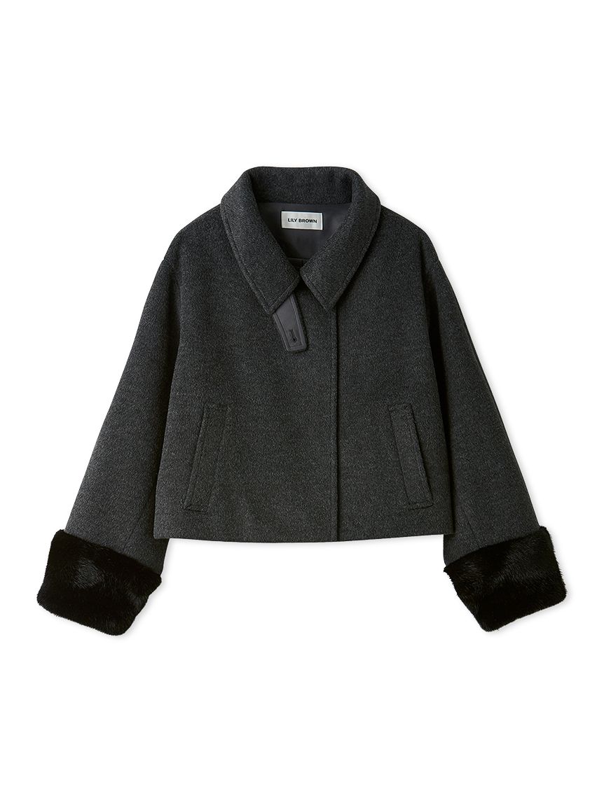 2wayステンカラーファーコート(ステンカラーコート)｜OUTER｜LILY