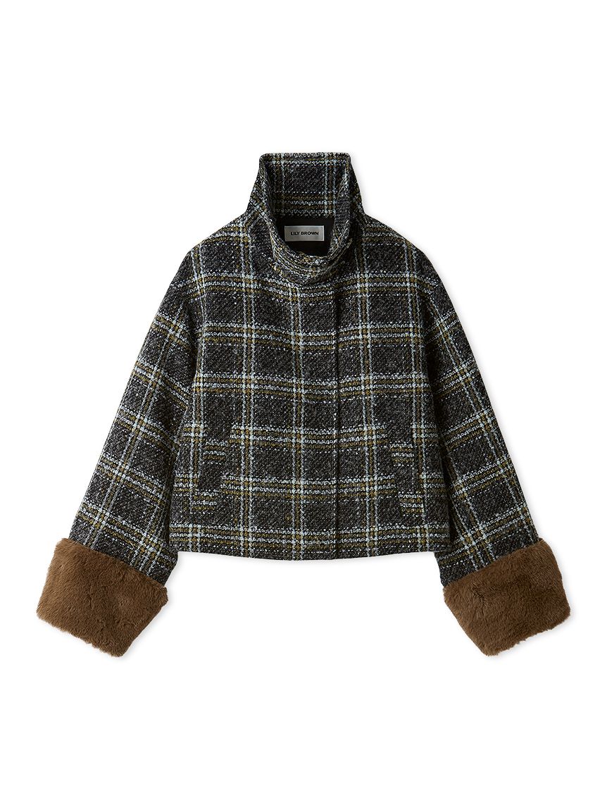 2wayステンカラーファーコート(ステンカラーコート)｜OUTER｜LILY
